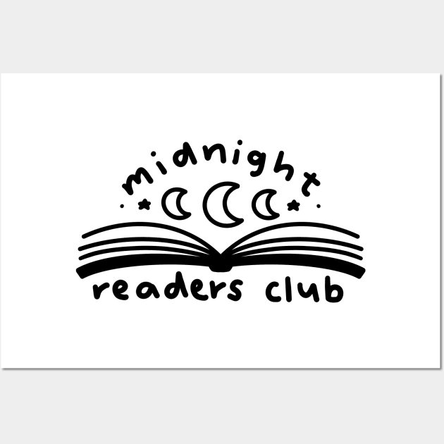 Midnight readers club Wall Art by AikoAthena